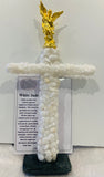 White Jade Cross Arch Angel Michael