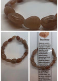 Sunstone Crystal Beaded Bracelet