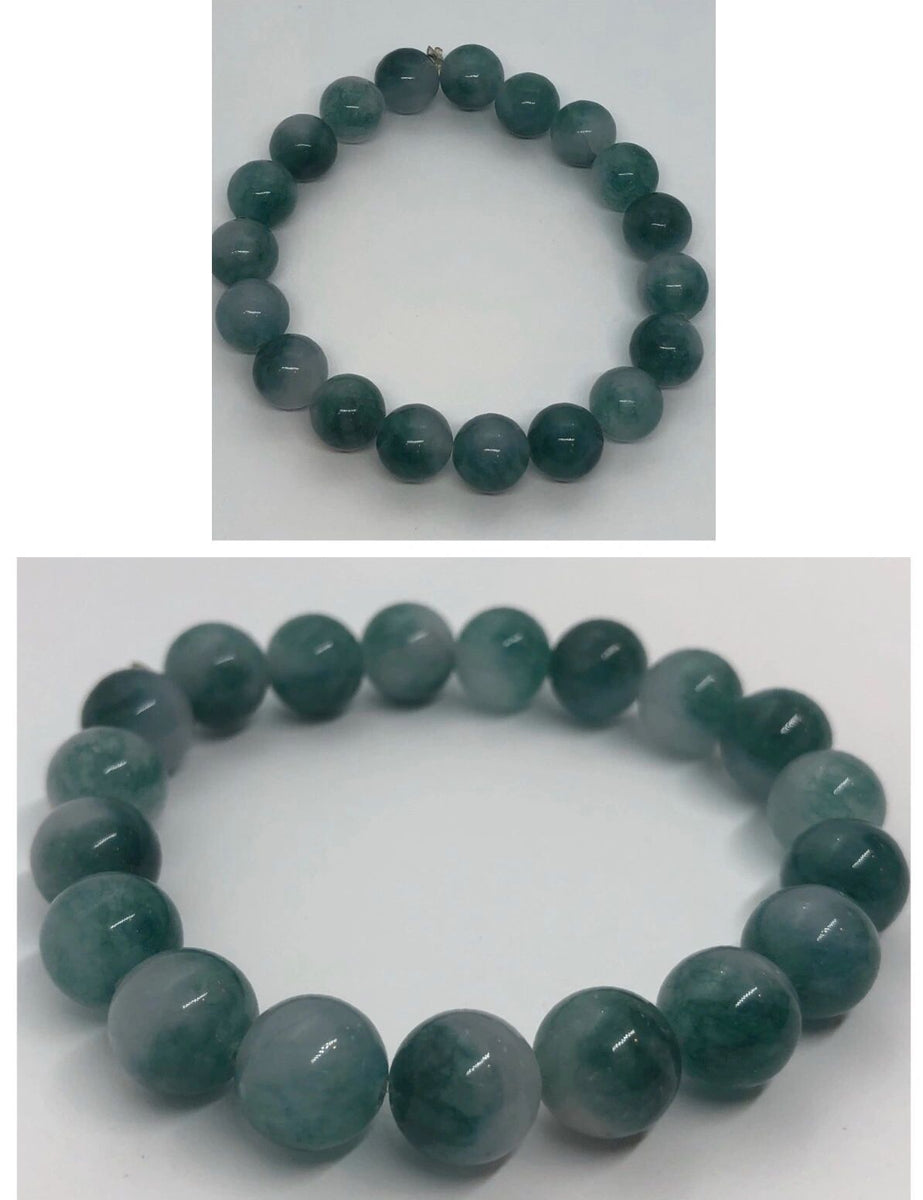 Green Jade Crystal Beaded Bracelet Crystal Box Brisbane