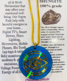 Shungite Orgonite Pod Necklace Holographic