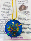 Shungite Orgonite Pod Necklace Holographic