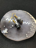 Zebra Jasper Crystal Earrings