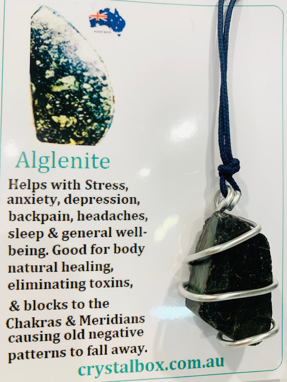 Raw Alglenite Necklace 6