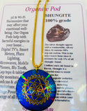 Shungite Orgonite Pod Necklace Holographic