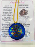 Shungite Orgonite Pod Necklace Holographic
