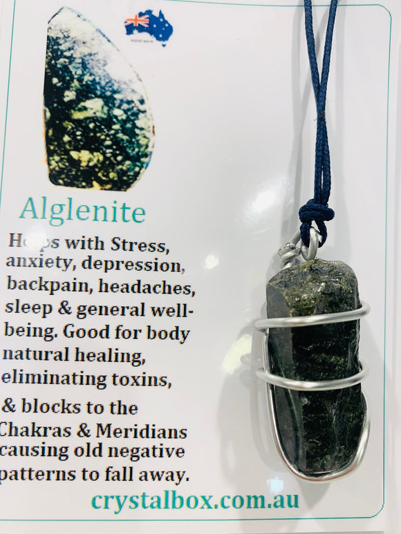 Raw Alglenite Necklace 9
