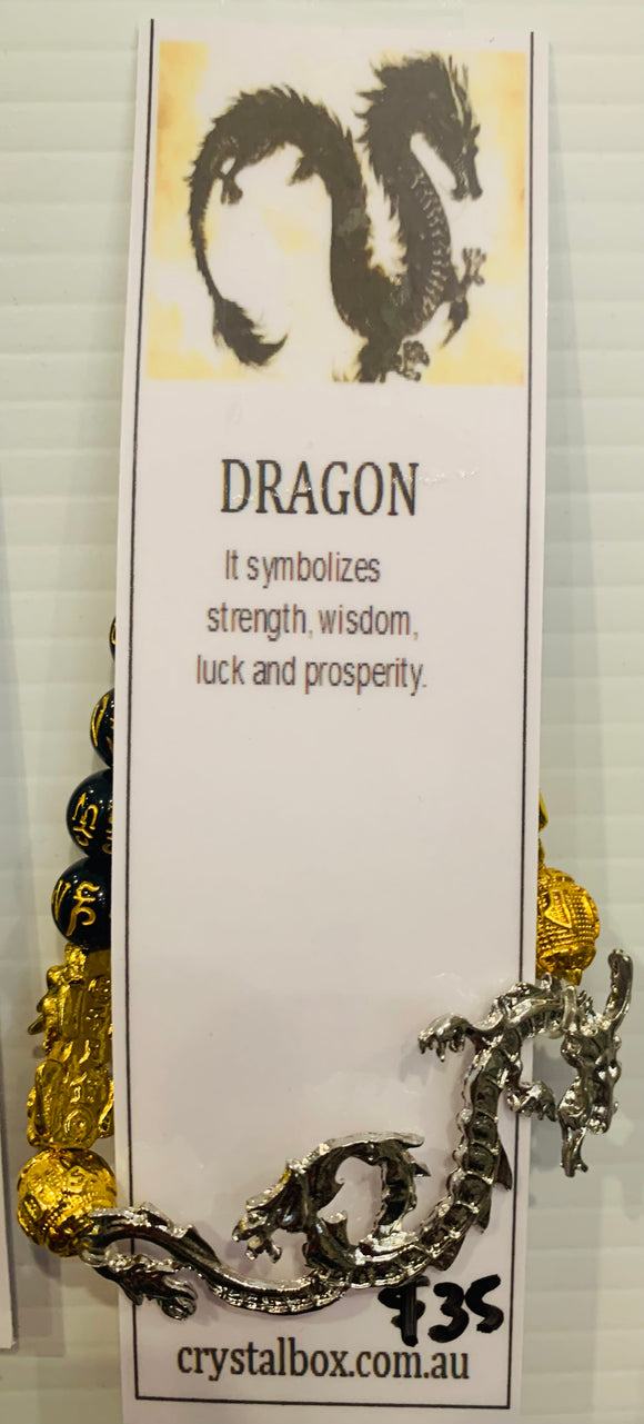 Dragon Obsidian Bracelet