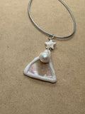 Mother of Pearl and Pearl Pendant