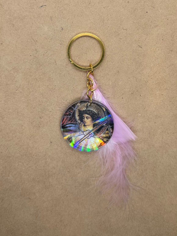 Archangel Michael Protection Keyring