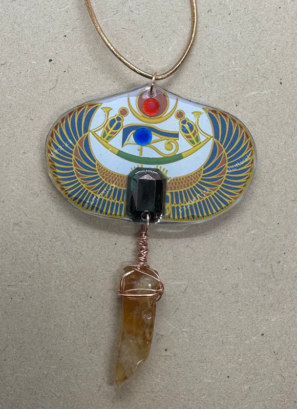 Egyptian Necklace citrine