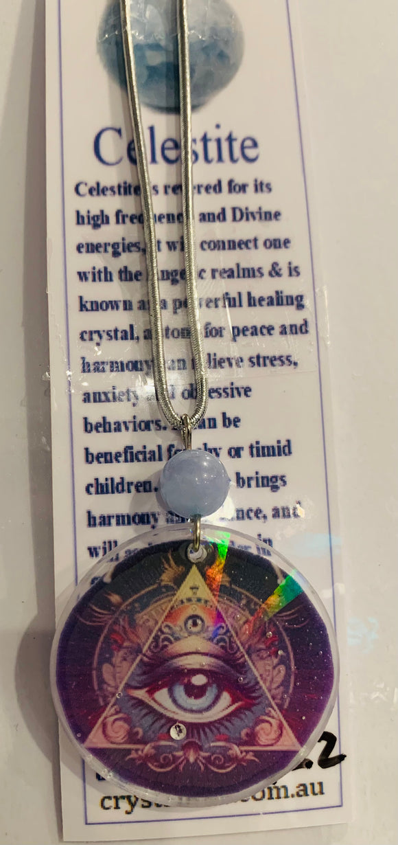 Holographic Pyramid Evil Eye 🧿