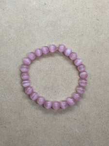 Pink Cat’s Eye Bracelet