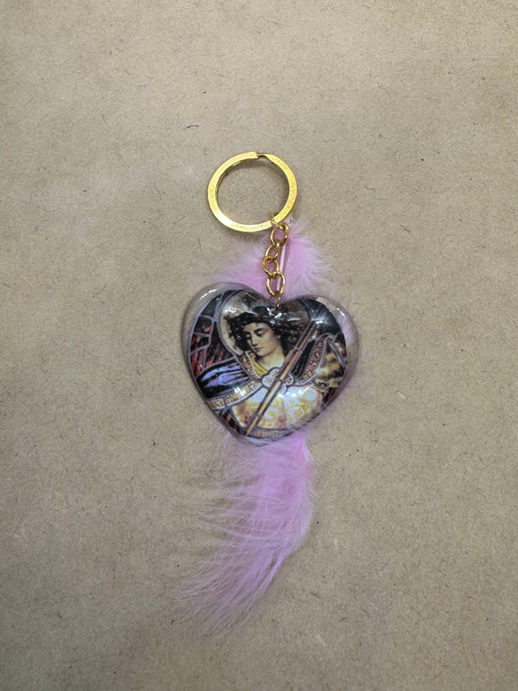 Archangel Michael Protection Keyring