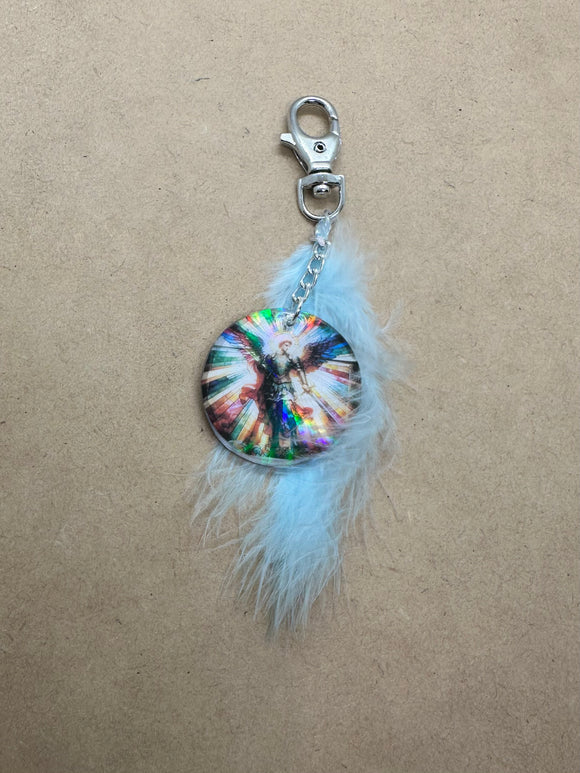 Archangel Michael Protection Keyring