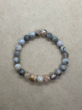 Botswana Agate Crystal Bracelet