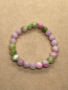 Rose Quartz and Persian Jade Bracelet