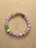 Rose Quartz and Persian Jade Bracelet