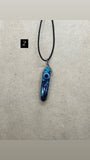 Imperial Jasper Crystal & Evil Eye Necklace