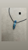 Imperial Jasper Crystal & Evil Eye Necklace