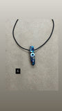 Imperial Jasper Crystal & Evil Eye Necklace