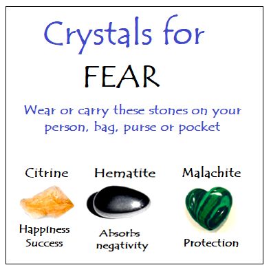 Crystals for Fear