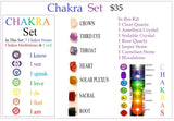 Chakra Set with Meditation Essential Oil
