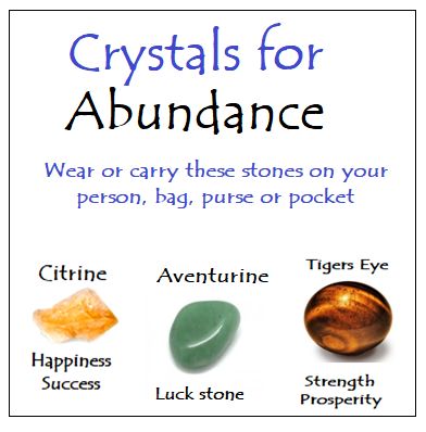 Crystals for Abundance