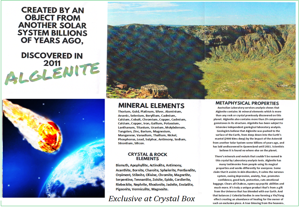 Alglenite Necklace 28 – Crystal Box