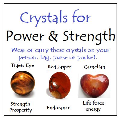 Crystals for Power & Strength