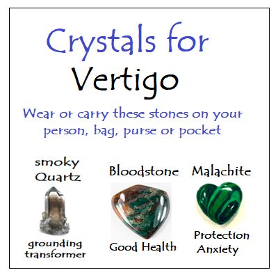 Crystals for Vertigo