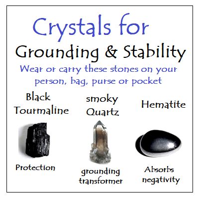 Crystals for Grounding & Stability