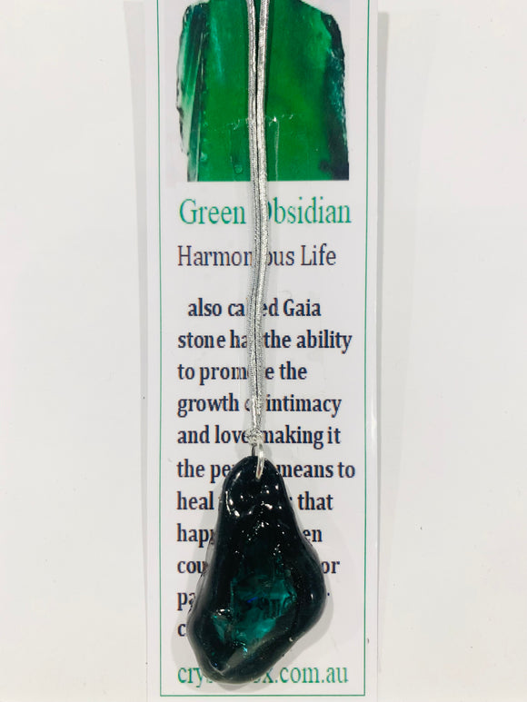Green Obsidian Crystal 2