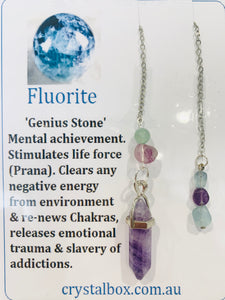 Fluorite Crystal Pendulum 1