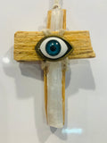 Paulo Santo, Selenite Evil Eye Protection Necklace
