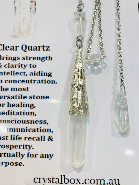 Clear Quartz Pendulum 4