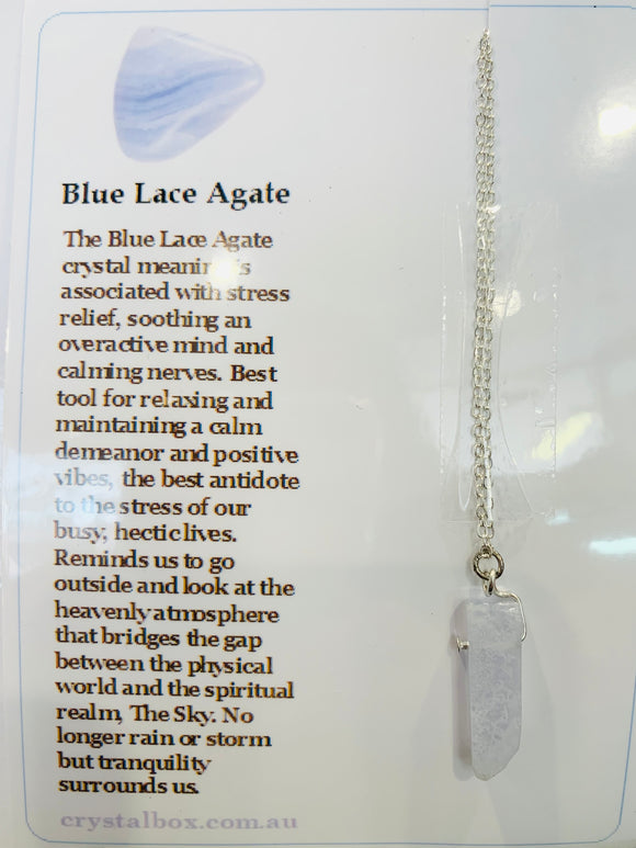 Blue Lace Agate Necklace