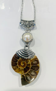 Ammonite Fossil Necklace