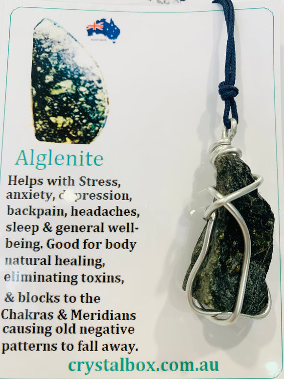 Raw Alglenite Necklace 25