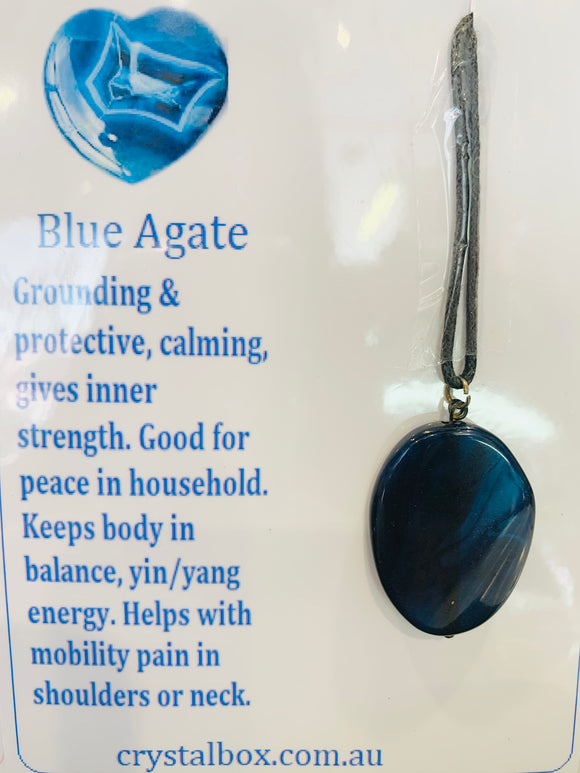 Blue Agate Necklace 1