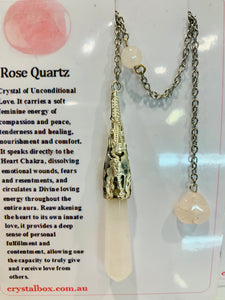 Rose Quartz Pendulum