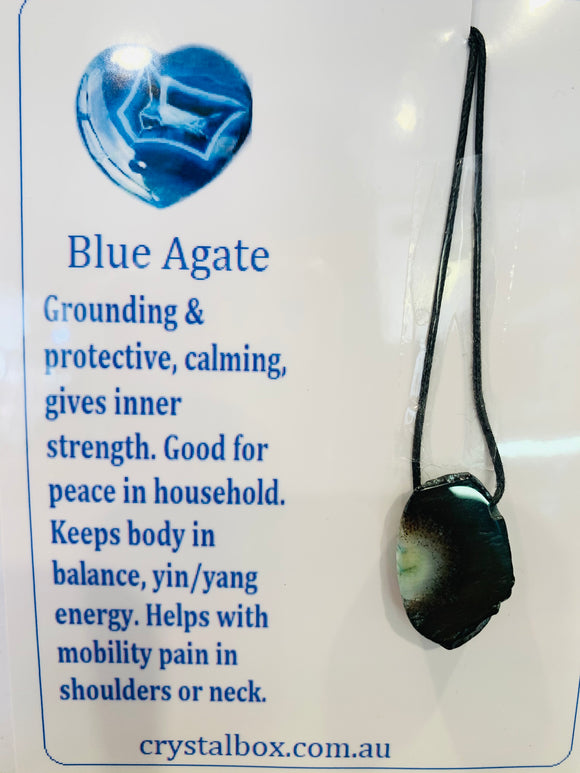 Blue Agate Necklace 2