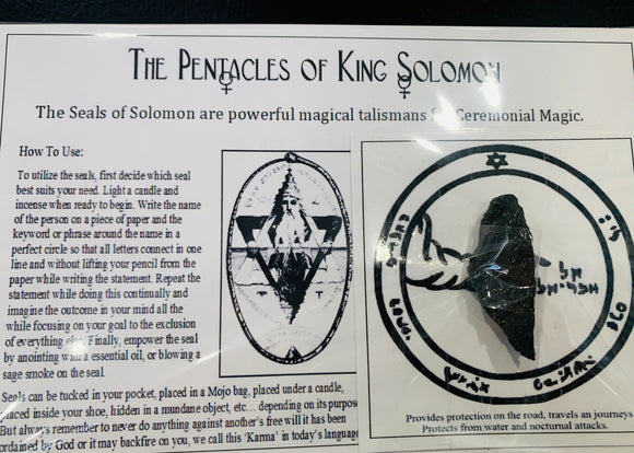 King Solomon Seal for Travellers & Journey