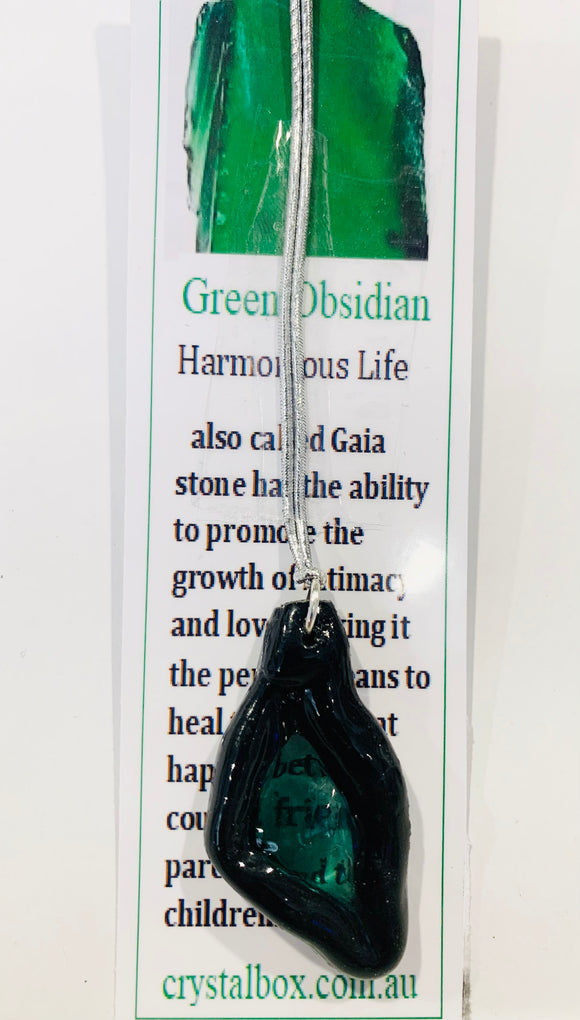 Green Obsidian Australian Crystal 5