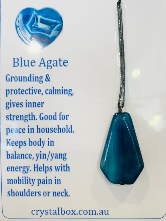 Blue Agate Necklace 3