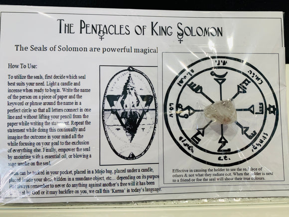 King Solomon Seal for Friend or Foe