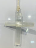 Selenite Cross Necklace Collection