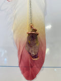 Amethyst Feather Hanger