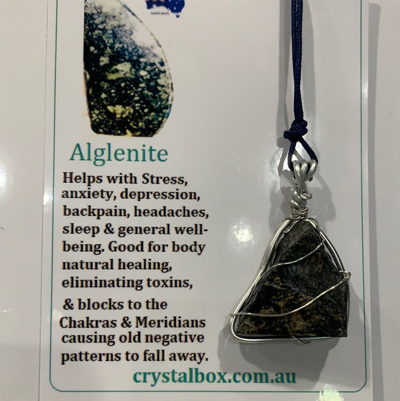 Raw Alglenite Necklace 13
