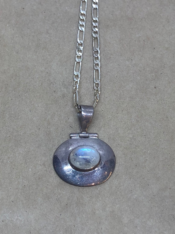 Moonstone Crystal set in 925 Silver