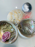 Large Abalone Shells with Mandalas